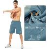 imageNORTHYARD Mens Athletic Running Shorts Quick Dry Workout Shorts 7quot 5quot 9quot Lightweight Sports Gym Basketball Shorts HikingGreyblue