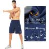 imageNORTHYARD Mens Athletic Running Shorts Quick Dry Workout Shorts 7quot 5quot 9quot Lightweight Sports Gym Basketball Shorts HikingNavy