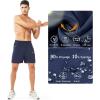 imageNORTHYARD Mens Athletic Running Shorts Quick Dry Workout Shorts 7quot 5quot 9quot Lightweight Sports Gym Basketball Shorts HikingNavy