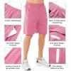 imageNORTHYARD Mens Athletic Running Shorts Quick Dry Workout Shorts 7quot 5quot 9quot Lightweight Sports Gym Basketball Shorts HikingPowderpink