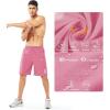 imageNORTHYARD Mens Athletic Running Shorts Quick Dry Workout Shorts 7quot 5quot 9quot Lightweight Sports Gym Basketball Shorts HikingPowderpink