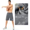 imageNORTHYARD Mens Athletic Running Shorts Quick Dry Workout Shorts 7quot 5quot 9quot Lightweight Sports Gym Basketball Shorts HikingSmokegrey
