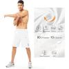 imageNORTHYARD Mens Athletic Running Shorts Quick Dry Workout Shorts 7quot 5quot 9quot Lightweight Sports Gym Basketball Shorts HikingWhite