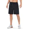 imageNORTHYARD Mens Athletic Running Shorts Quick Dry Workout Shorts Lightweight Sports Gym Basketball Short HikingBlack