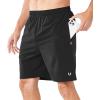 imageNORTHYARD Mens Athletic Running Shorts Quick Dry Workout Shorts Lightweight Sports Gym Basketball Short HikingBlack