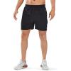 imageNORTHYARD Mens Athletic Running Shorts Quick Dry Workout Shorts Lightweight Sports Gym Basketball Short HikingBlack