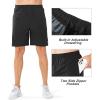 imageNORTHYARD Mens Athletic Running Shorts Quick Dry Workout Shorts Lightweight Sports Gym Basketball Short HikingBlack