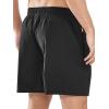 imageNORTHYARD Mens Athletic Running Shorts Quick Dry Workout Shorts Lightweight Sports Gym Basketball Short HikingBlack
