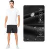 imageNORTHYARD Mens Athletic Running Shorts Quick Dry Workout Shorts Lightweight Sports Gym Basketball Short HikingBlack