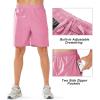imageNORTHYARD Mens Athletic Running Shorts Quick Dry Workout Shorts Lightweight Sports Gym Basketball Short HikingPowderpink