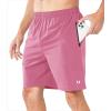 imageNORTHYARD Mens Athletic Running Shorts Quick Dry Workout Shorts Lightweight Sports Gym Basketball Short HikingPowderpink