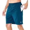 imageNORTHYARD Mens Athletic Running Shorts Quick Dry Workout Shorts Lightweight Sports Gym Basketball Short HikingSeablue