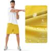 imageNORTHYARD Mens Athletic Running Shorts Quick Dry Workout Shorts Lightweight Sports Gym Basketball Short HikingYellow
