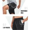imageNORTHYARD Mens Gym Shorts 7 Inch Quick Dry Running Shorts Lightweight Athletic Workout Training Sports ShortsBlack