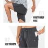 imageNORTHYARD Mens Gym Shorts 7 Inch Quick Dry Running Shorts Lightweight Athletic Workout Training Sports ShortsDarkgrey