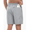 imageNORTHYARD Mens Gym Shorts 7 Inch Quick Dry Running Shorts Lightweight Athletic Workout Training Sports ShortsLightgrey