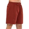 imageNORTHYARD Mens Gym Shorts 7 Inch Quick Dry Running Shorts Lightweight Athletic Workout Training Sports ShortsRedclay