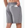 imageNORTHYARD Mens Gym Shorts 7 Inch Quick Dry Running Shorts Lightweight Athletic Workout Training Sports ShortsStone