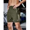 imageNORTHYARD Mens Running Athletic Shorts 5quot  7quot Workout Gym Short Tennis Quick Dry Lightweight Active Sport Hiking BasketballArmygreen