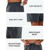 imageNORTHYARD Mens Running Athletic Shorts 5quot  7quot Workout Gym Short Tennis Quick Dry Lightweight Active Sport Hiking BasketballDark Grey