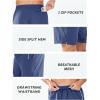 imageNORTHYARD Mens Running Athletic Shorts 5quot  7quot Workout Gym Short Tennis Quick Dry Lightweight Active Sport Hiking BasketballFederalblue