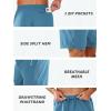 imageNORTHYARD Mens Running Athletic Shorts 5quot  7quot Workout Gym Short Tennis Quick Dry Lightweight Active Sport Hiking BasketballGreyblue