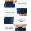 imageNORTHYARD Mens Running Athletic Shorts 5quot  7quot Workout Gym Short Tennis Quick Dry Lightweight Active Sport Hiking BasketballSeablue