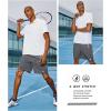 imageNORTHYARD Mens Running Athletic Shorts 5quot  7quot Workout Gym Short Tennis Quick Dry Lightweight Active Sport Hiking BasketballSmokegrey