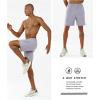 imageNORTHYARD Mens Running Athletic Shorts 5quot  7quot Workout Gym Short Tennis Quick Dry Lightweight Active Sport Hiking BasketballStone