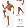 imageNORTHYARD Mens Running Athletic Shorts 5quot  7quot Workout Gym Short Tennis Quick Dry Lightweight Active Sport Hiking BasketballWhite