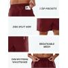 imageNORTHYARD Mens Running Athletic Shorts 5quot  7quot Workout Gym Short Tennis Quick Dry Lightweight Active Sport Hiking BasketballWine