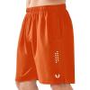 imageNORTHYARD Mens 5quot7quot10quot Athletic Basketball Shorts Workout Gym Quick Dry Shorts Lightweight Mesh Running Shorts TennisOrange
