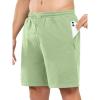 imageNORTHYARD Mens Athletic Running Shorts Cotton Casual Shorts with Zipper Pockets 7quot Workout Gym Sweat ShortsLodenfrost