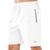 imageNORTHYARD Mens Athletic Running Shorts Quick Dry Workout Shorts Lightweight Sports Gym Basketball Short HikingWhite