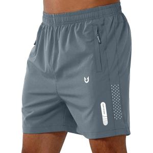 imageNORTHYARD Mens Athletic Running Shorts Quick Dry Workout Shorts 7quot 5quot 9quot Lightweight Sports Gym Basketball Shorts HikingCoolgrey