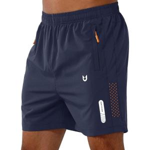 imageNORTHYARD Mens Athletic Running Shorts Quick Dry Workout Shorts 7quot 5quot 9quot Lightweight Sports Gym Basketball Shorts HikingNavy