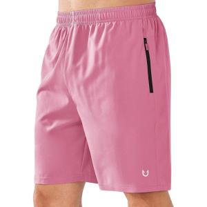 imageNORTHYARD Mens Athletic Running Shorts Quick Dry Workout Shorts Lightweight Sports Gym Basketball Short HikingPowderpink