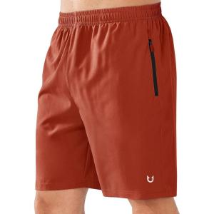imageNORTHYARD Mens Athletic Running Shorts Quick Dry Workout Shorts Lightweight Sports Gym Basketball Short HikingRedclay