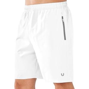 imageNORTHYARD Mens Athletic Running Shorts Quick Dry Workout Shorts Lightweight Sports Gym Basketball Short HikingWhite