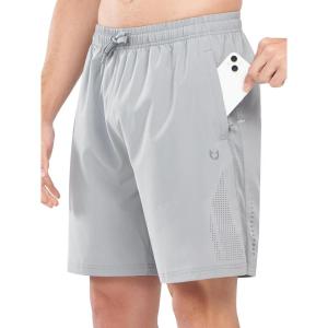 imageNORTHYARD Mens Gym Shorts 7 Inch Quick Dry Running Shorts Lightweight Athletic Workout Training Sports ShortsLightgrey