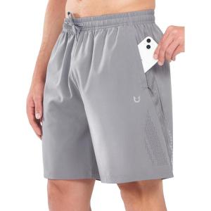 imageNORTHYARD Mens Gym Shorts 7 Inch Quick Dry Running Shorts Lightweight Athletic Workout Training Sports ShortsStone