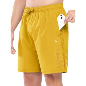imageNORTHYARD Mens Gym Shorts 7 Inch Quick Dry Running Shorts Lightweight Athletic Workout Training Sports ShortsYellow