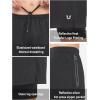 imageNORTHYARD Mens 2 in 1 Running Shorts Workout Gym Athletic Shorts with Liner Active Training Shorts with Zipper PocketsBlack