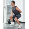 imageNORTHYARD Mens 2 in 1 Running Shorts Workout Gym Athletic Shorts with Liner Active Training Shorts with Zipper PocketsCoolgrey