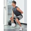 imageNORTHYARD Mens 2 in 1 Running Shorts Workout Gym Athletic Shorts with Liner Active Training Shorts with Zipper PocketsLightgrey
