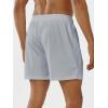 imageNORTHYARD Mens 5quot710 Athletic Running Shorts Workout Gym Quick Dry Shorts Lightweight Mesh Tennis ShortsLightgrey