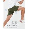 imageNORTHYARD Mens Athletic Running Shorts 5quot Quick Dry Lightweight with Zip Pockets Gym Workout ActiveArmygreen