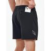 imageNORTHYARD Mens Athletic Running Shorts 5quot Quick Dry Lightweight with Zip Pockets Gym Workout ActiveBlack