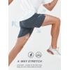 imageNORTHYARD Mens Athletic Running Shorts 5quot Quick Dry Lightweight with Zip Pockets Gym Workout ActiveCoolgrey