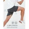 imageNORTHYARD Mens Athletic Running Shorts 5quot Quick Dry Lightweight with Zip Pockets Gym Workout ActiveDarkgrey
